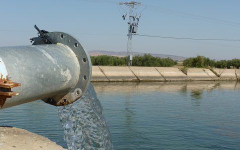 TN - Water tank for irrigation in the Kairouan plain